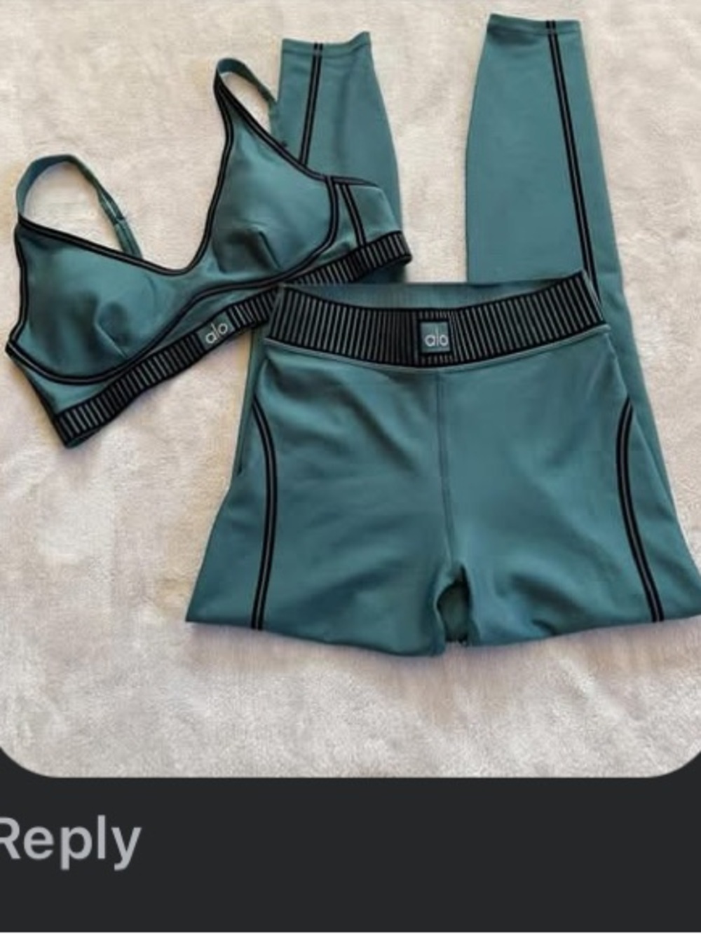Alo Set XS Bra M bottoms
